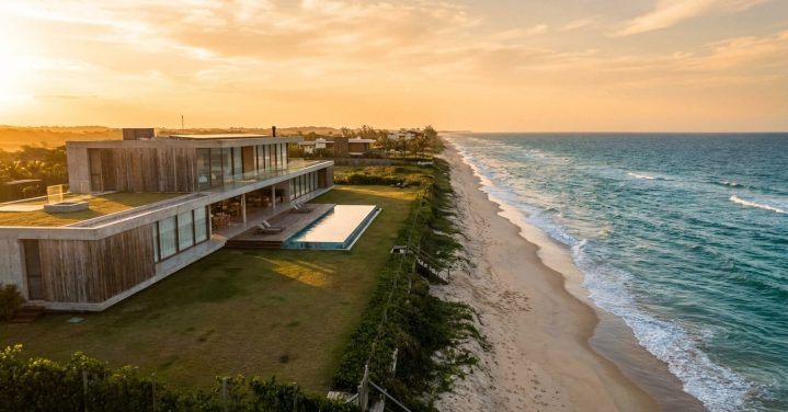 Imóvel à beira-mar em terreno de marinha no litoral brasileiro